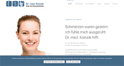 Desktop Screenshot of dr-ksinsik.de