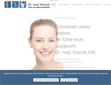 Tablet Screenshot of dr-ksinsik.de